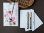 SAKURA Set Creativo Art Kit Flor de Cerezo (Pigma Micron 05, Gelly Roll, Koi coloring y 3 postales A6)